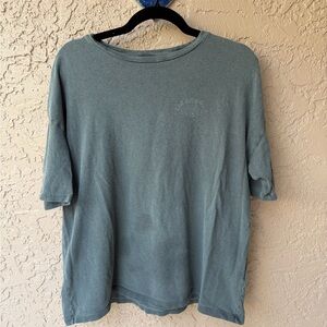 Washed Grey Crewneck T-Shirt
